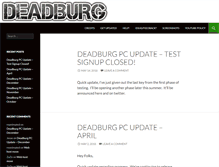 Tablet Screenshot of deadburg.com